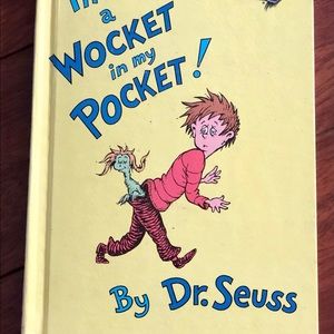 Dr. Seuss “There is a Wocket in my Pocket” 1974 Edition. Library Binding